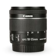 Objetiva Canon EF-S 18-55mm f4-5.6 IS STM - USADO