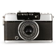 Câmera analógica 35mm Olympus-Pen EE-3 - USADA
