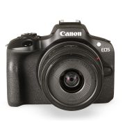 Câmera mirrorless Canon EOS R100 com lente RF-S 18-45mm IS STM - USADO