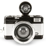 C&acirc;mera anal&oacute;gica Lomography Fisheye No. 2 Camera (Black and Silver) - USADA (J0602E)