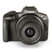 C&acirc;mera mirrorless Canon EOS R100 com lente RF-S 18-45mm IS STM - USADO