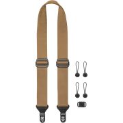 Alça de pescoço Peak Design Slide SL-CY-3 com sistema de liberação rápida (MARROM)