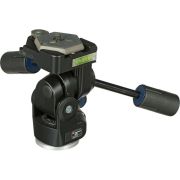 Cabeça Pan-Tilt de três eixos Manfrotto 229 3D Super Pro - Suporta até 12 kilos