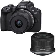 Câmera Canon EOS R50 com RF-S 18-45mm IS STM + RF-S 10-18mm IS STM