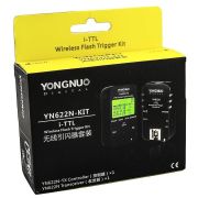 Radio Flash Yongnuo YN-622N-KIT i-TTL para Nikon - 1 transceptor e 1 controlador TX