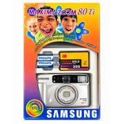 Camera Samsung Maxima Zoom 80 TI com Filme Gold ISO 200