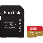 Cartão microSDXC Sandisk UHS-I Extreme 256GB - 190MB/s