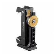 Suporte adaptador de celular para trip&eacute; met&aacute;lico com sapata (PRETO)
