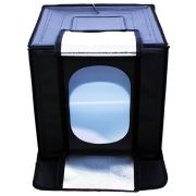 Kit de tenda portátil com fundo infinito e iluminação Greika LED-440 40x40x40cm (110V)