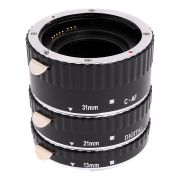 Tubos de extensão Meike MK-C-AF1-A de 13mm, 21mm e 31mm para Canon EF