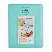Álbum de fotos Pieces of Moment para instax mini - comporta 64 fotos (Verde água)