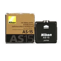 Adaptador Nikon AS-15 para terminal de sincronismo PC - USADO