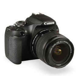 Câmera DSLR Canon EOS Rebel T7+ Plus com lente 18-55mm IS II - USADO (5850 disparos)