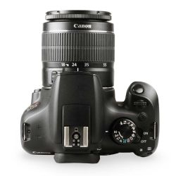 Câmera DSLR Canon EOS Rebel T6 com lente 18-55mm III - USADO (14.950 disparos)