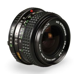 Objetiva Minolta MD W.ROKKOR 28mm f3.5 (SR) - USADO
