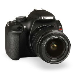 Câmera DSLR Canon EOS Rebel T5 com lente EF-S 18-55mm III - USADO (245 disparos)