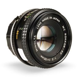 Objetiva Minolta MC Rokkor-PF 50mm f2 - USADA