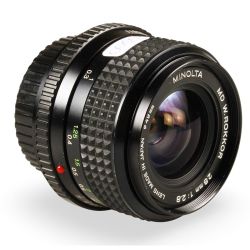 Objetiva Minolta MD W.ROKKOR 28mm f2.8 (MD) - USADO
