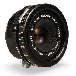 Objetiva Nikon AI NIKKOR 45mm f2.8 Auto GN (12528E) - USADA