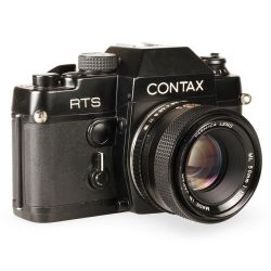 Câmera analógica 35mm Contax RTS com lente ML 50mm f1.7 - USADO