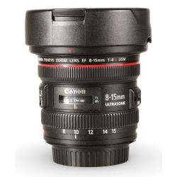 Objetiva Canon EF 8-15mm f4L Fisheye USM - USADO