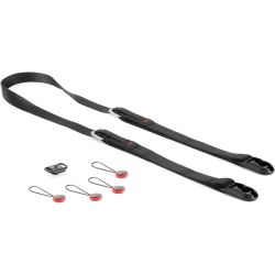 Alça de pescoço Peak Design Slide Lite SLL-BK-3 com sistema de liberação rápida (PRETO)