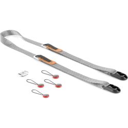 Alça de pescoço Peak Design Leash L-AS-3 com sistema de liberação rápida (CINZA)