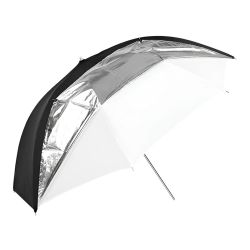 Sombrinha rebaterdora preta e branca Greika BW-33 (84cm)