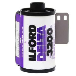 Filme fotográfico 35mm Ilford Delta 3200 ISO 3200 Preto e Branco 36 poses