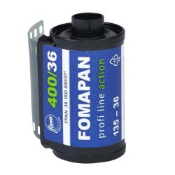 Filme fotográfico 35mm Fomapan Action ISO 400 Preto e Branco 36 poses