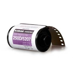 Filme fotográfico 35mm Kodak VISION3 250D/5207 ISO 250 Colorido 36 poses (REBOBINADO)