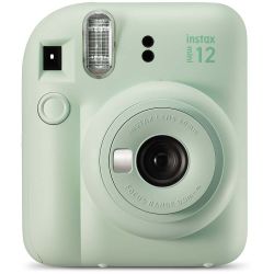Kit câmera Instantânea Fujifilm instax mini 12 VERDE MENTA + bolsa + filme com 10 fotos mermaid tail