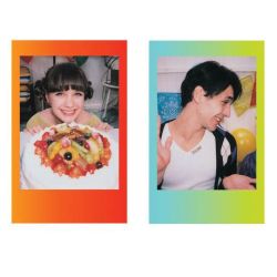 Filme instantâneo Fujifilm instax mini Rainbow com bordas coloridas (10 fotos)