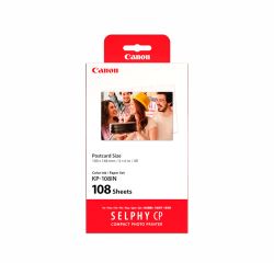 Kit papel e tinta Canon KP-108IN para impressoras SELPHY (108 folhas)
