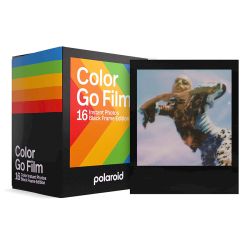 Filme Instant&acirc;neo colorido Polaroid Go moldura preta (16 fotos)