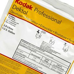 Revelador em pó Kodak Dektol para papel fotográfico preto e branco - 551g (rende 3,8 litros) (VENCIDO EM 08/2025)
