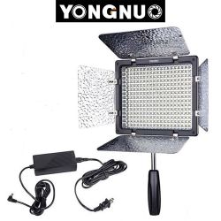 Iluminador de LED Yongnuo YN1200 + Fonte de alimentação