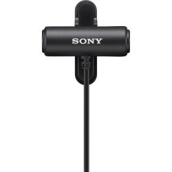 Microfone de lapela Sony ECM-LV1 para gravadores de áudio e câmeras