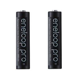 Pilha recarregável Panasonic AAA Eneloop Pro 950mAh - cartela com 2 unidades