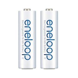 Pilha recarregável Panasonic AA Eneloop 2000mAh BK-3MCCE/2BB - Cartela com 2 unidades