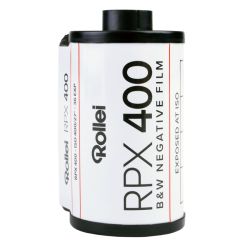 Filme fotográfico 35mm Rollei RPX 400 ISO 400 Preto e Branco 36 poses