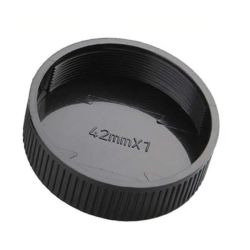 Tampa de proteção traseira para lente rosca M42