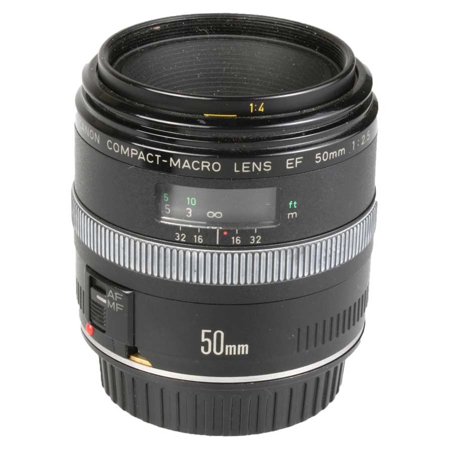 Objetiva Canon EF 50mm f2.5 COMPACT-MACRO - USADA